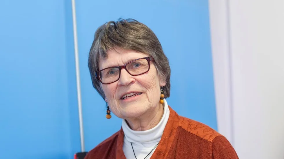 Margareta Jennische, logoped och medarrangör för seminariet med den internationella panel som samlats för att utöka förrådet av bliss-tecken.