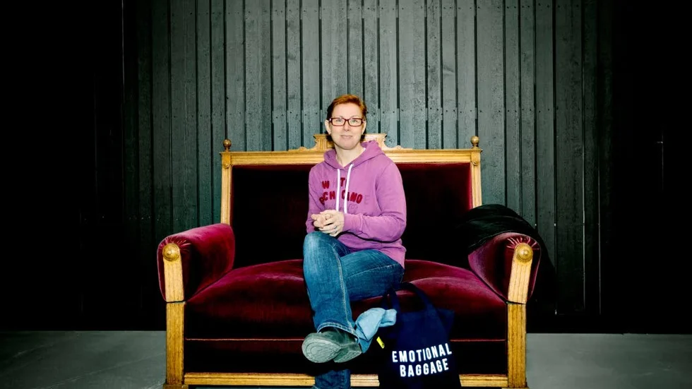 Öppnar snart. Ellen Ferngren, kultursamordnare, i det blivande Kulturpunkten i Gottsunda kulturhus.