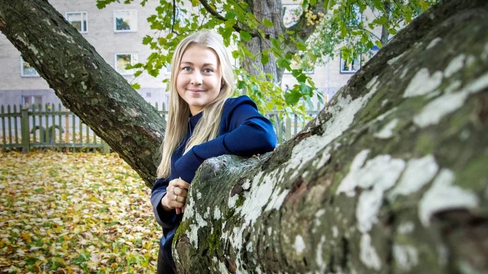 Hållbarhet. IsabelleTibbelin vill påverka företag till att bli miljövänliga.