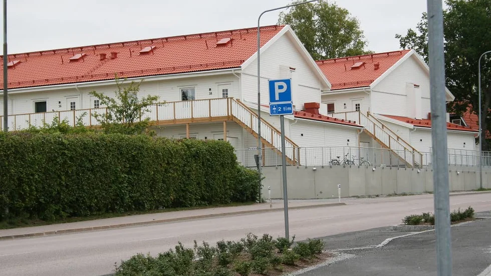 Projekt. Lyckebo var företagets första större bostadsprojekt.Anders Hedlund konstatrar att långa väntetider på lov kostar företagen en massa pengar.