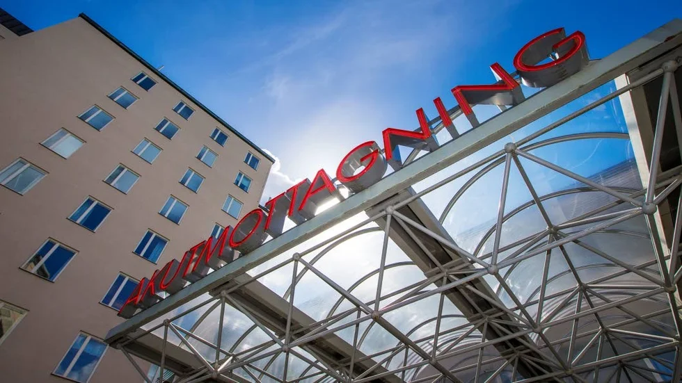 Akutmottagningen. Sammanlagt nio gånger har skjutningar lett till hot och våld.