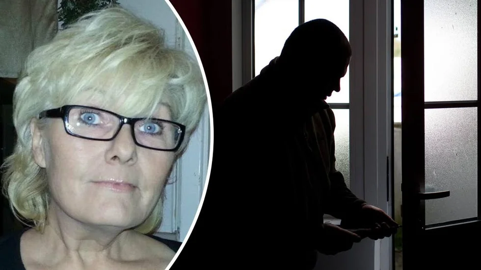 Fotomontage. När Maria Winbergs föräldrar drog upp rullgardinen stod två personer på taket med ficklampor i händerna.