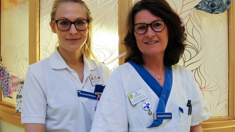 Ida Loskog och Liselott Pettersson hade hoppats på att få längre tid på sig att prata med statsministern.