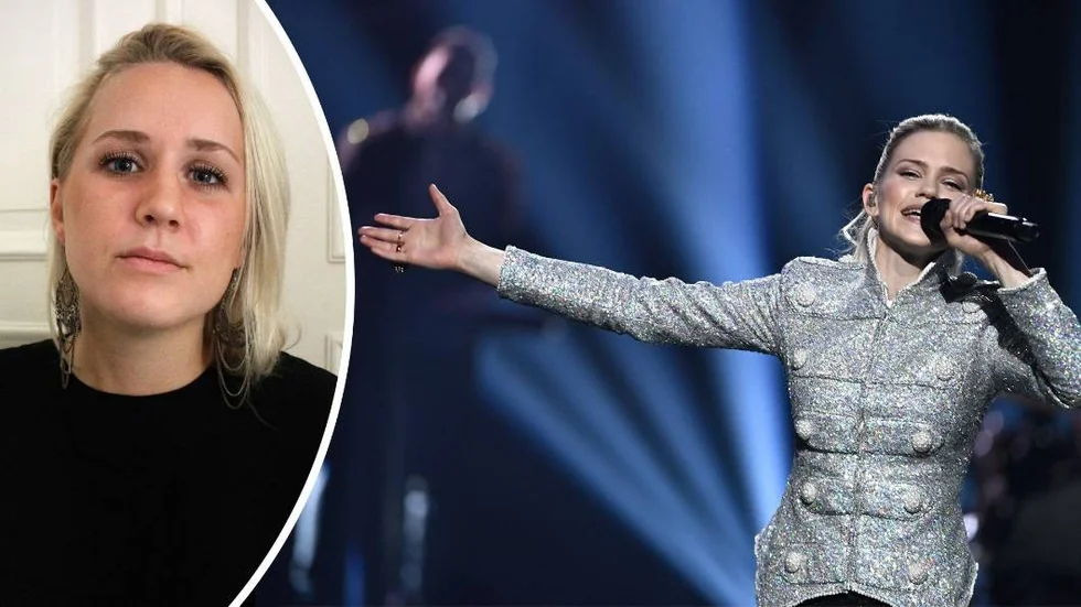 Ida Redig repeterar sitt bidrag ”Allting som vi sa” vid fredagens repetition av Melodifestivalen. En av låtskrivarna, Yvonne Dahlbom, kommer från Uppsala.