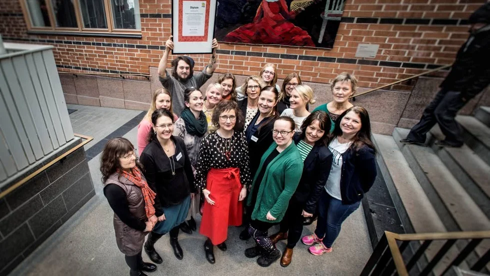 Prisas. Svartbäckens-Norra landsbygds förskoleområde vann Uppsalas första jämställdhetspris för sitt arbete.