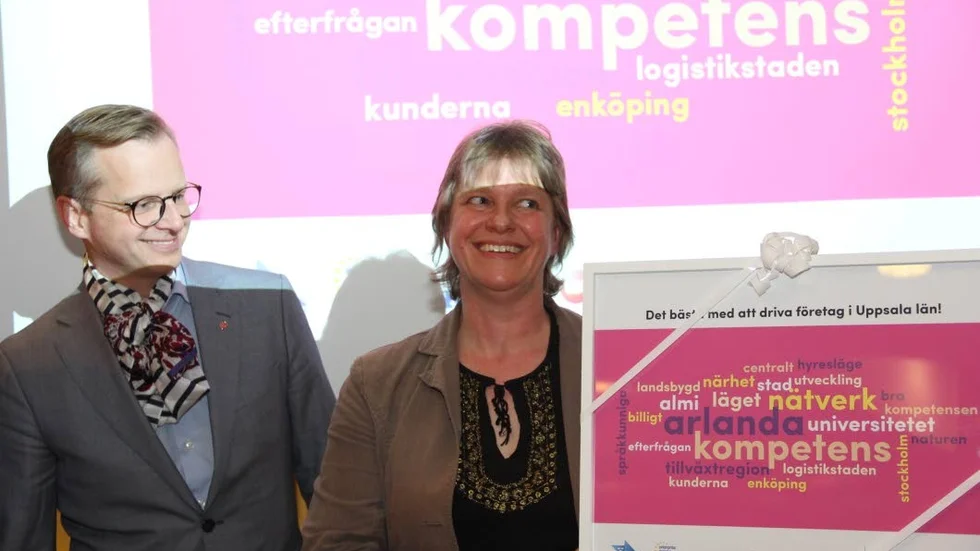 Mikael Damberg (S) och regionråd Jenny Lundström (MP).