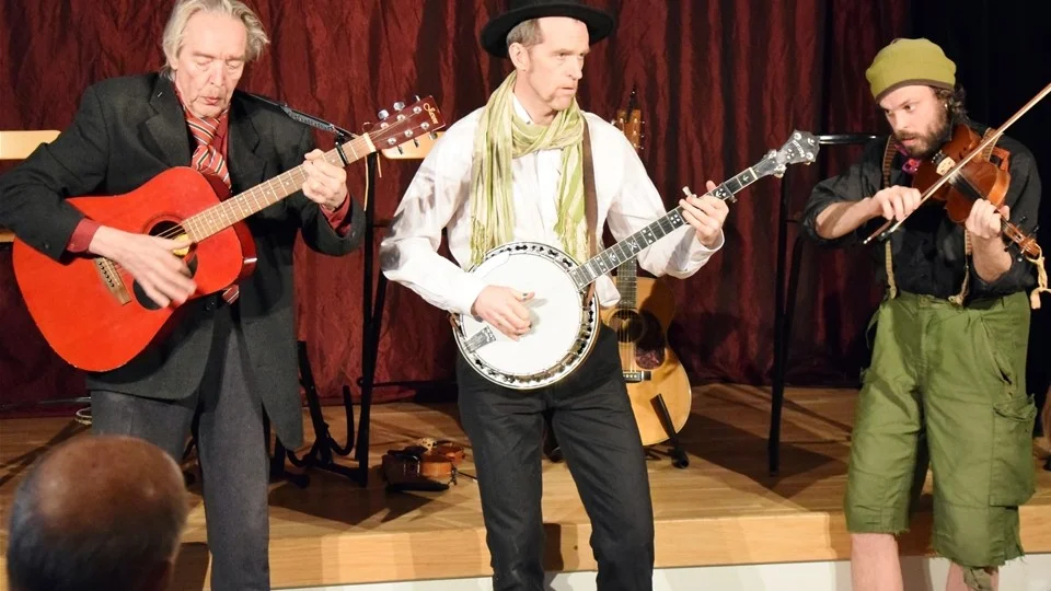 Trion Mats Nolemo, Peter Danielsson och David Odlöw var även duktiga musiker. Foto: Morgan Karlsson