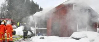 Larm om villabrand
