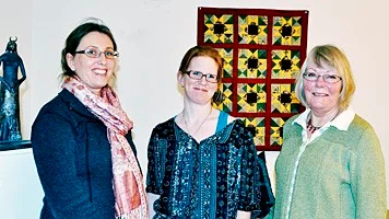 Monica Danielsson, Camilla Svanström och Anna Nygren går utbildningen.