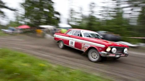 Midnattssolsrallyt tog en sväng förbi Östhammar.