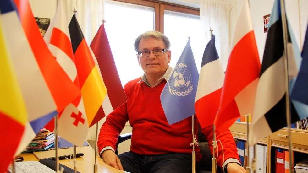Stefan Edelsvärd, samordnare för kommunens internationella arbete.