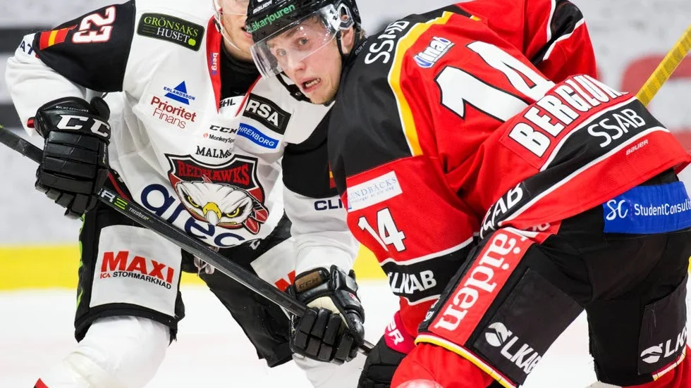 Jonas Berglund var en av Luleås bästa spelare i segern mot Malmö.