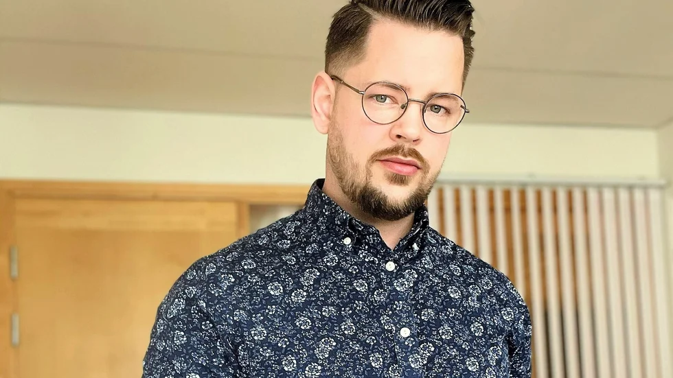 Jens Pihlblad, marknadschef vid Minnovation International i Skellefteå.