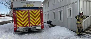 Diskmaskin fattade eld i ett radhus i Sävast