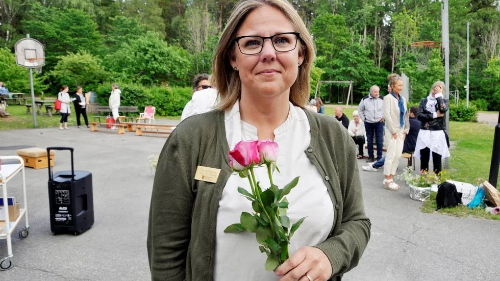 Snesslinge skolas rektor Jessica Björkman.