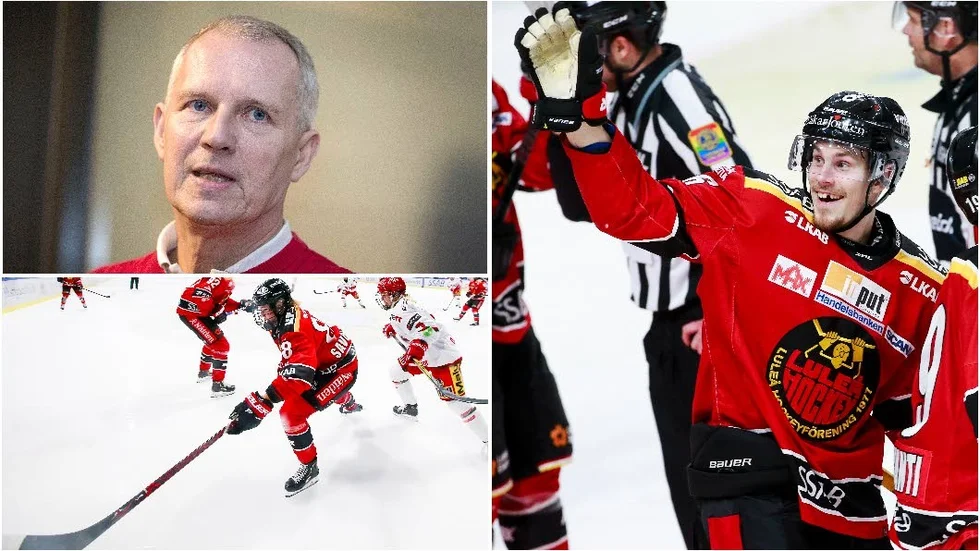Stefan Enbom, Ronja Savolainen och Emil Larsson är tre som är nöjda med Luleå Hockeys serieledning.