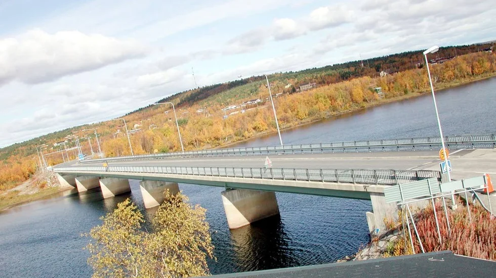 På udden, till vänster om gränsbron, kommer Dansklacken husera i framtiden.