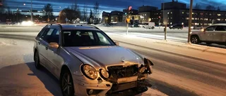 Trafikolycka vid regionhuset