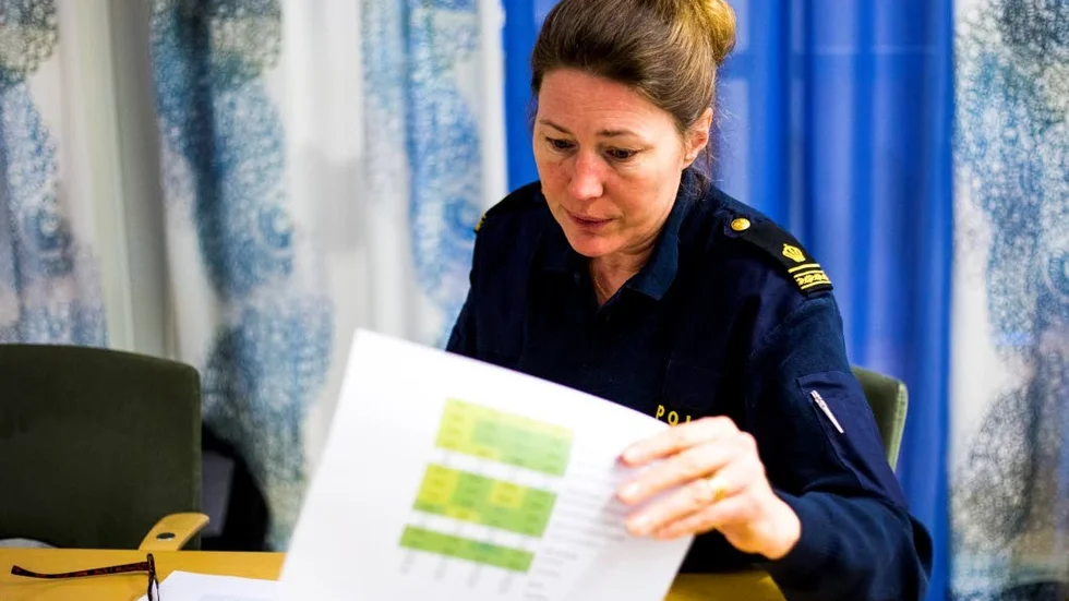 Undersökning. Lisa Koblanck svarade på frågor om trygghetsundersökningen på fredagen.