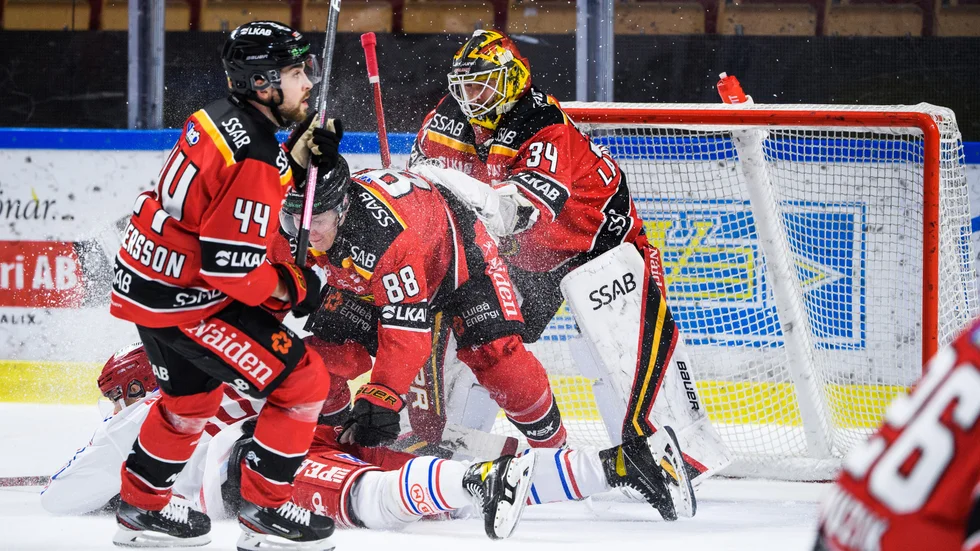 Joel Lassinantti var en av orsakerna till att Luleå Hockey vann derbyt.