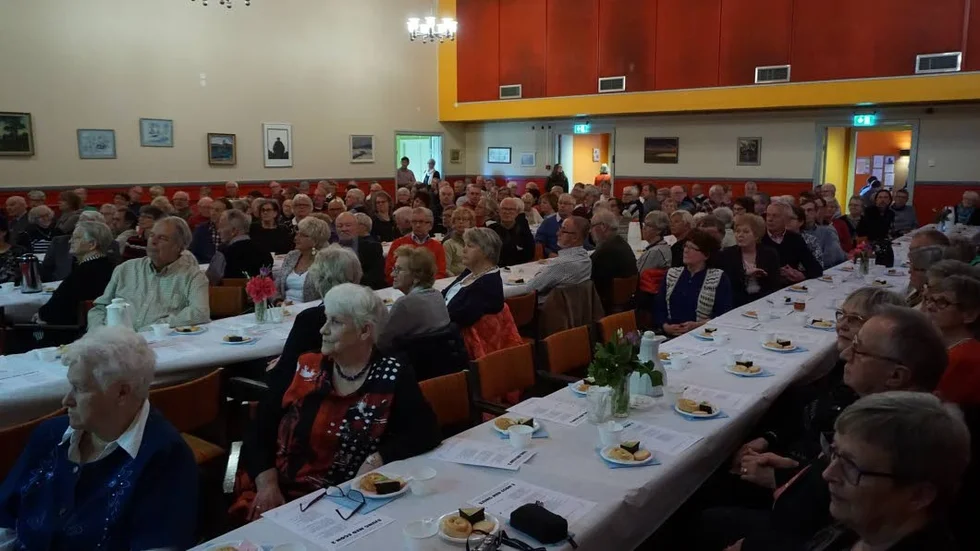 Stor publik. Det var 170 personer i publiken.
