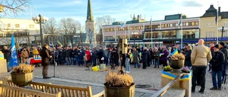 Motalaborna manifesterade mot kriget i Ukraina: "Det känns väldigt obehagligt. Helt förskräckligt"