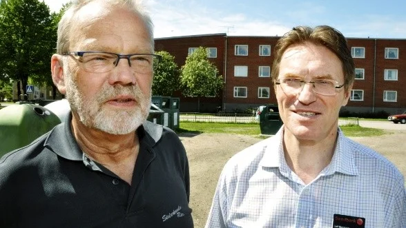 Visionärerna Östen och Leif Bäckström talar om Tierps många marknadsfördelar.