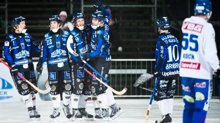 Siriusjubel efter ett mål.