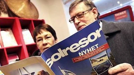 Gunnel och Pereric Olsson från Storvreta reser gärna till solen men ser till att skydda sig noga.