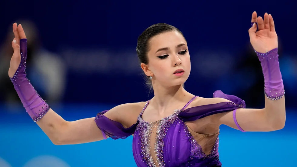 Kamila Valieva. Arkivbild.