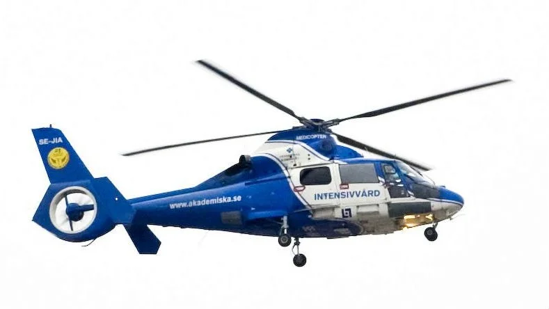 Ambulanshelikopter.