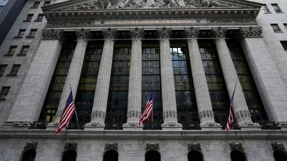 Wall Street avslutade torsdagens handelsdag på plus. Arkivbild.