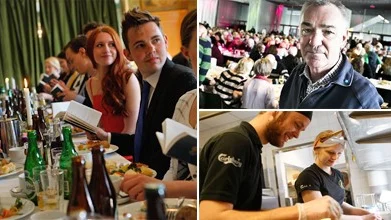 montage av silluncher under Valborg 2014