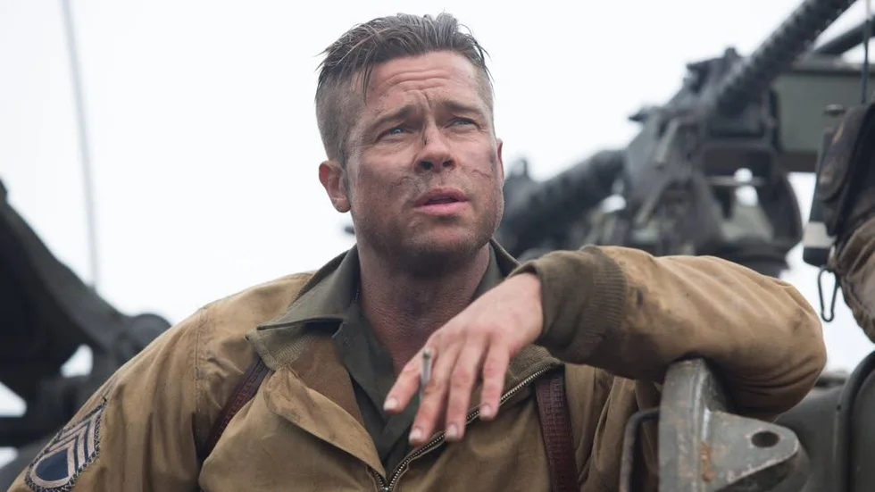 Brad Pitt spelar Wardaddy, själva urtypen för en benhård tuff soldat i "Fury".