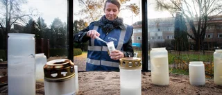 Malin tänder ljus när anhöriga inte kan: "Förknippat med lite skam och skuld att inte åka själv"