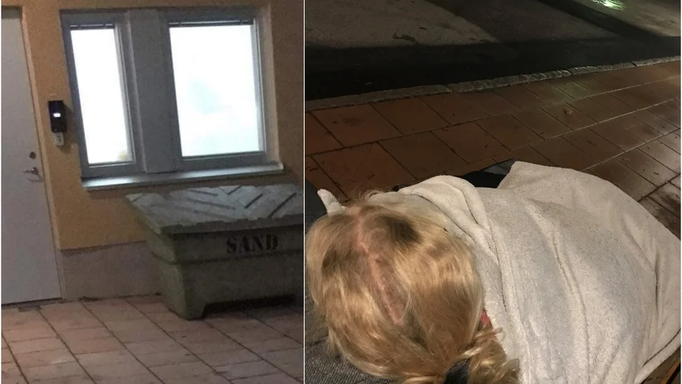 Mathilda Ekström och hennes dotter Alma är tacksamma för all den hjälp de fick av andra patienter och deras anhöriga när de blev sittande utanför akuten i måndags kväll.