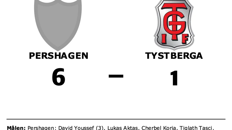 Pershagen vann mot Tystberga