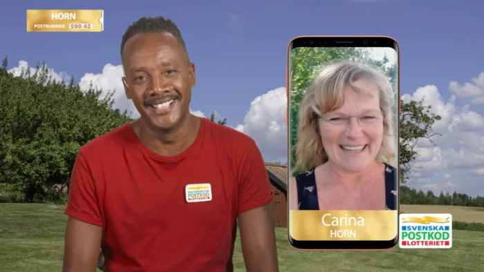 Carina Andersson från Horn har vunnit. 
