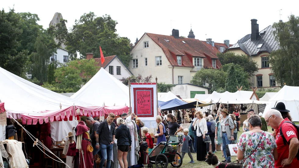 Medeltidsveckan 2021 har infört pass, för att hålla koll på besöksantal och pågående pandemi.