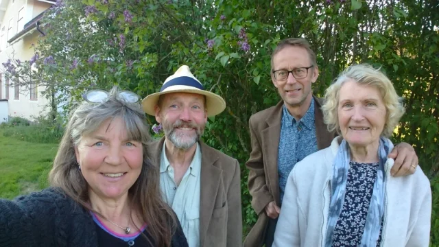 Anna och Per Helldorff tillsammans med Stefan Öberg och Kerstin Ingels Öberg har planerat för festivalen i ett halvår. 