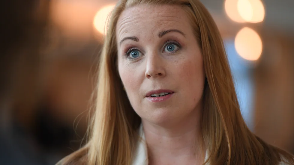 Centerledaren Annie Lööf vill sänka skatten på ISK-sparande. Arkivbild.