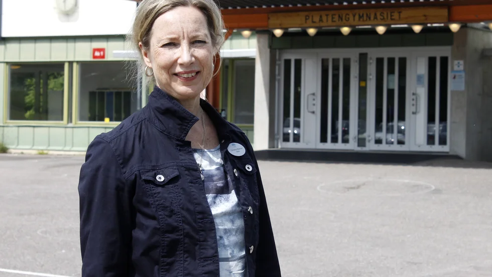 "Jätteroligt att de kommer hit", säger rektor Christina Billemar, om att Vård- och omsorgsprogrammet flyttar till Platen.