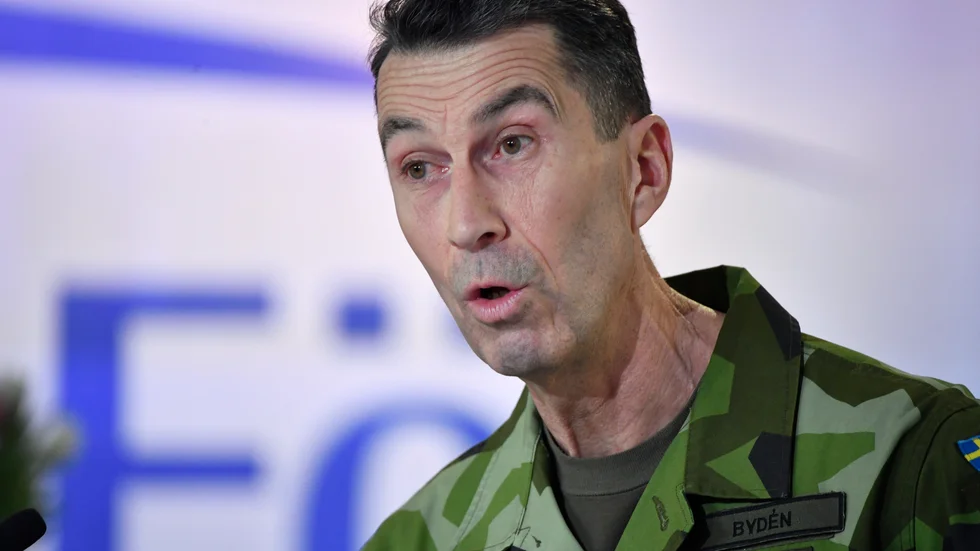 Överbefälhavaren Micael Bydén. Arkivbild.