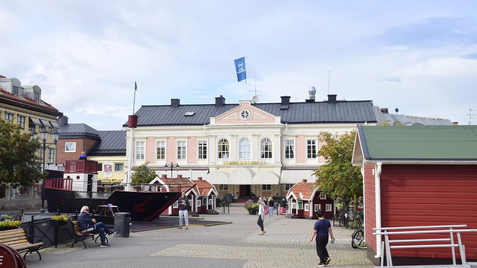 En gammal konflikt blossade till liv på torget i Vimmerby. 