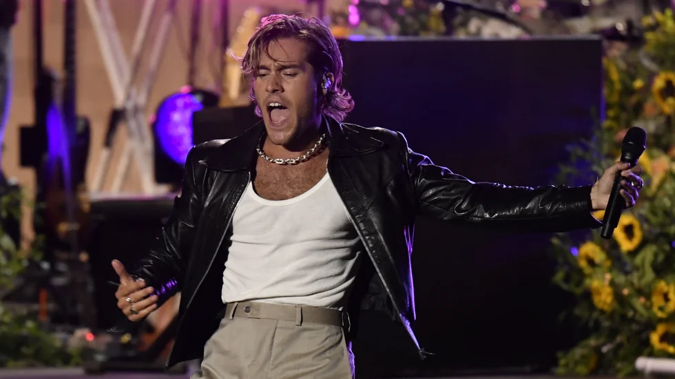 Benjamin Ingrosso under "Allsångsscenen är din" på Skansen. Arkivbild.