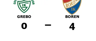 Boren segrare borta mot Grebo