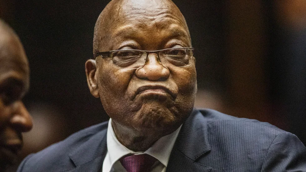 Sydafrikas ex-president Jacob Zuma vårdas på sjukhus. Arkivbild.