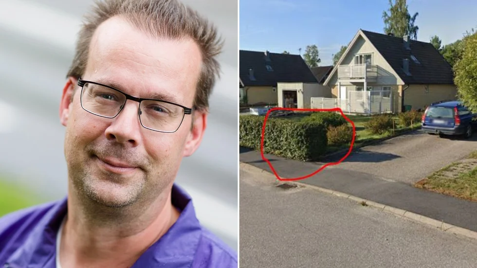 Fredrik fick en anmärkning från Vingåkers kommun för att hans häck var för hög. Men i själva verket tillhörde häcken grannen.