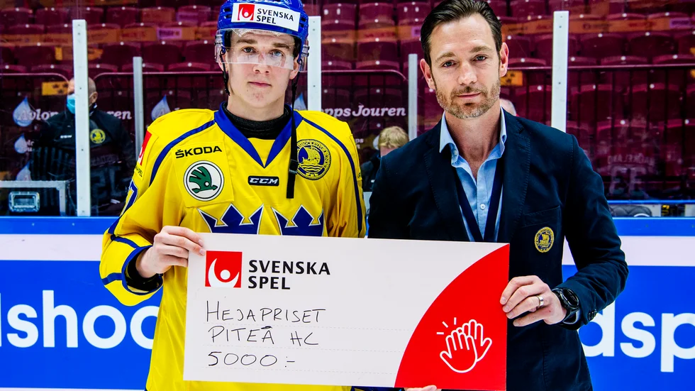 Nils Lundkvist blev utsedd till Sveriges bästa spelare. 