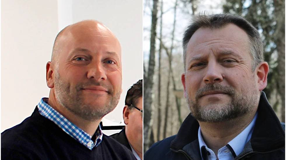 Magnus Lindberg, VD Tillväxt Motala och Peter Ingesson, kommundirektör, ser att Cofficekonceptet skulle kunna drivas av annan aktör.